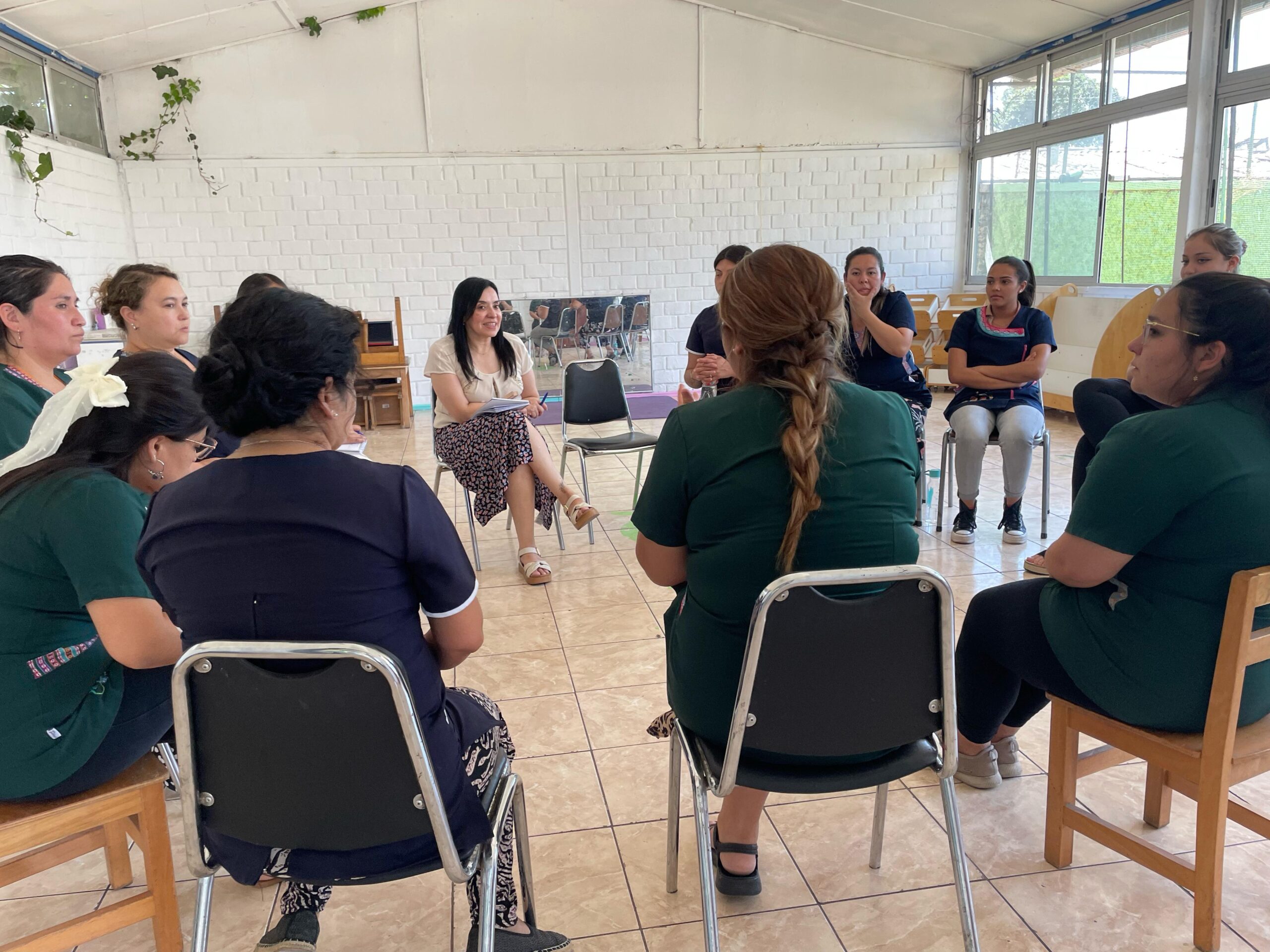 Directora Ejecutiva del Servicio Local de Educación Los Libertadores visitó jardines y salas cuna de Conchalí