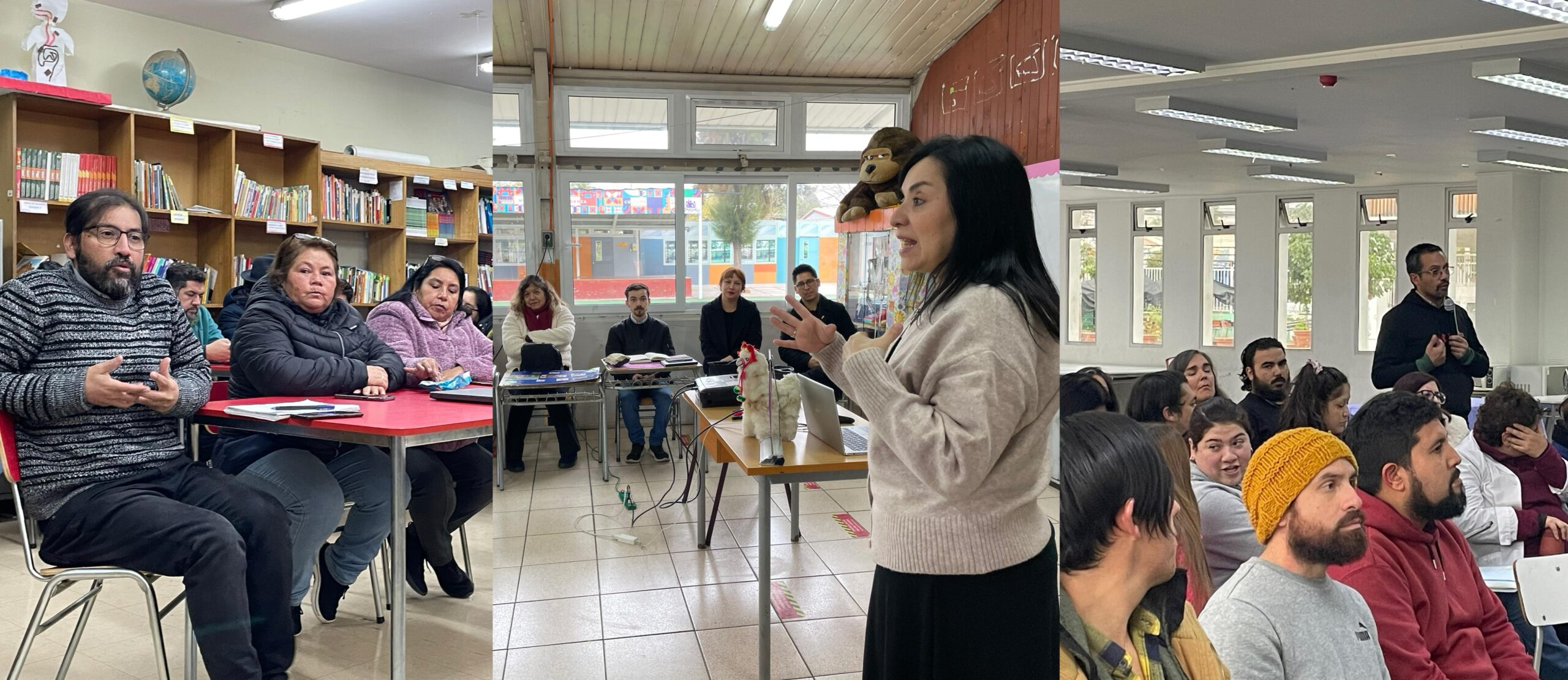 Gran convocatoria y participación en conversatorios “Construyendo la Nueva Educación Pública” en jardines infantiles, escuelas y liceos del SLEP Los Libertadores