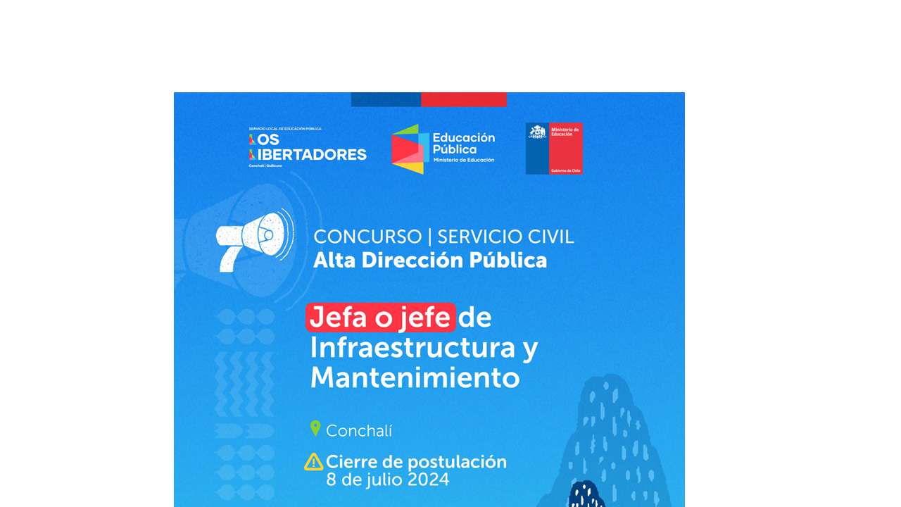 Abrimos concurso público para sumar una jefatura de infraestructura y mantenimiento