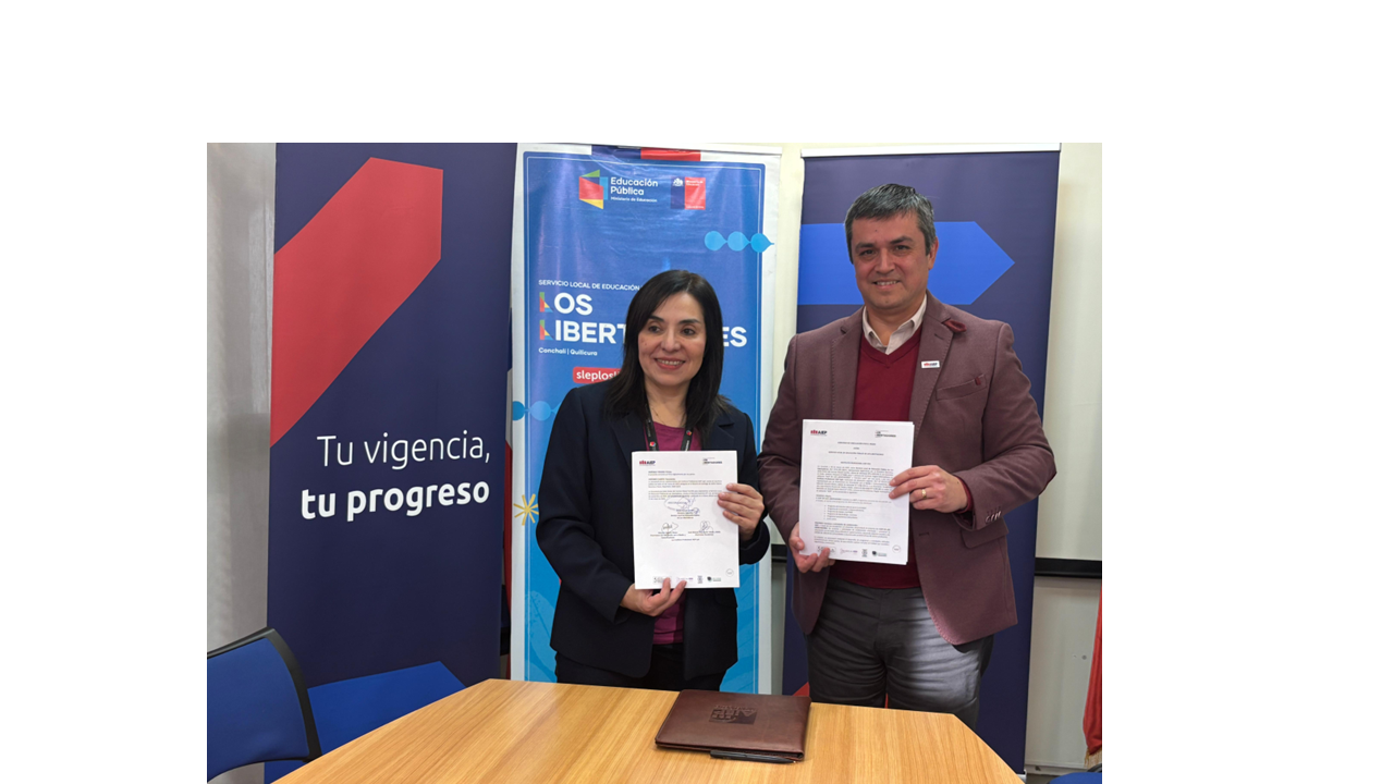 AIEP firma convenio con el SLEP Los Libertadores