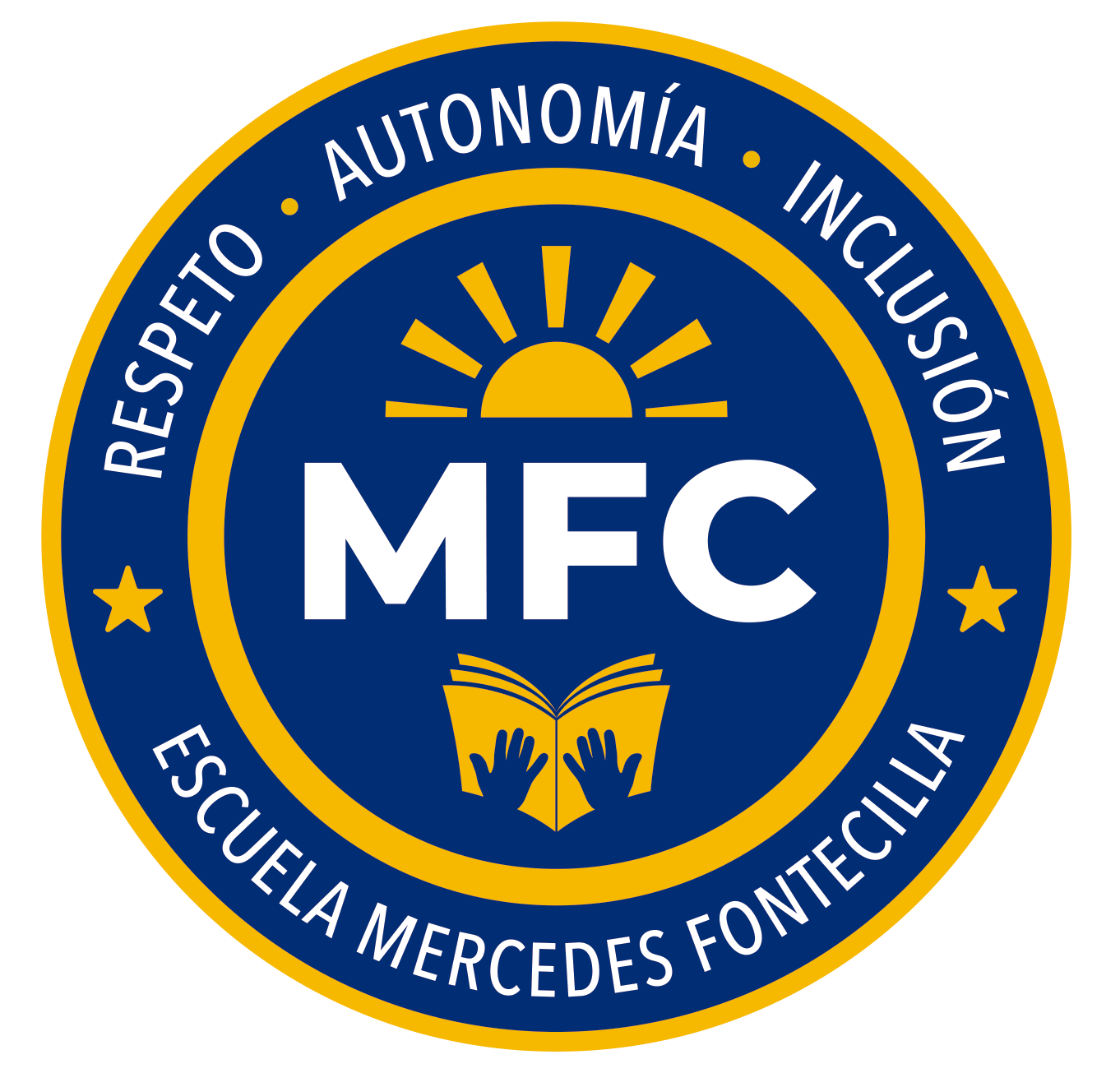 Insignia de Escuela N°1414 Mercedes Fontecilla
